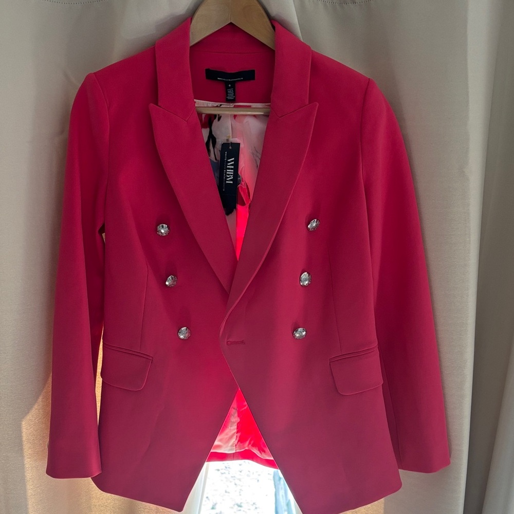 Women's Pink White House Black Market Blazer